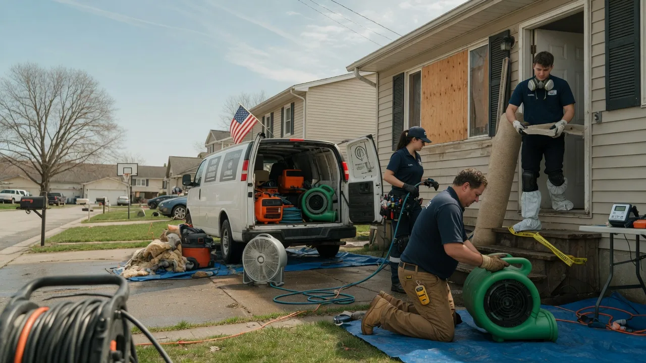 Water Damage Restoration in Hanna, IN near me